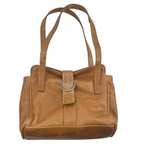 Pegabo vintage mini bag leather camel magnetic closure mini purse